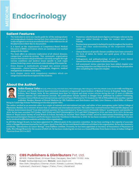 Medicine- endocrinology as per the competency-based medical education curriculum (nmc) for the indian medical graduates