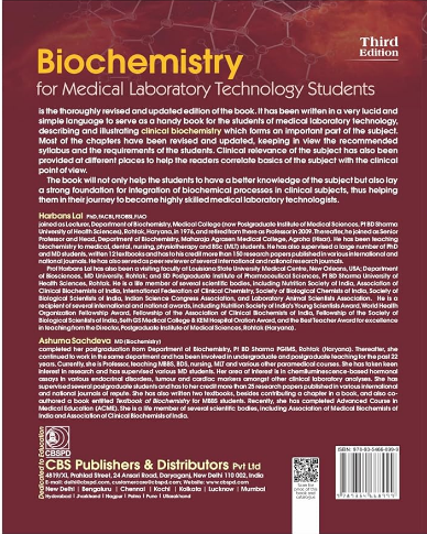 Biochemistry for medical laboratory technology students