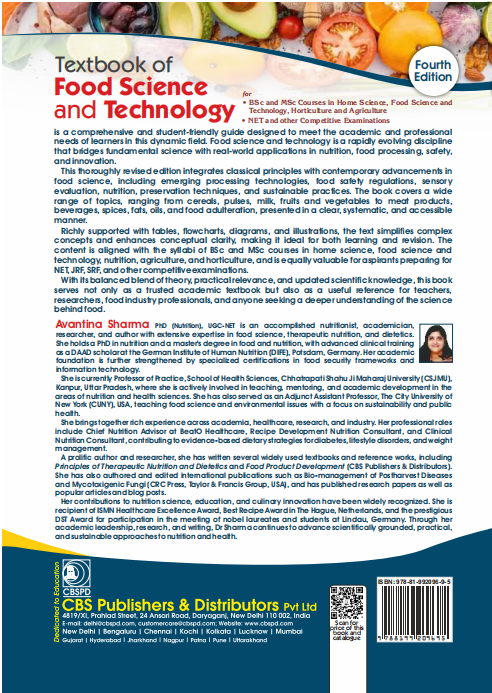 Textbook of food science and technology