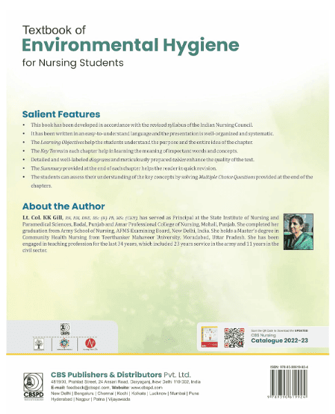 Textbook of environmental hygiene for nursing students