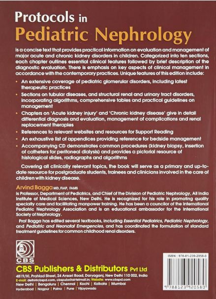 Protocols in pediatric nephrology: (additional study material available on cbsicentral app)