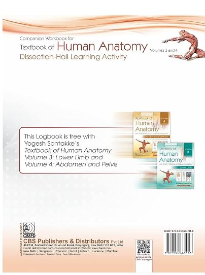 Companion workbook for textbook of human anatomy, volumes 3 and 4 dissection-hall learning activity